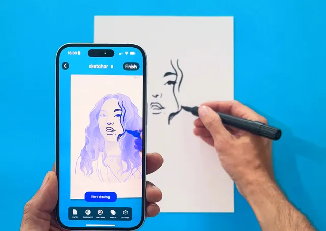 Learn To Draw with mobile AR