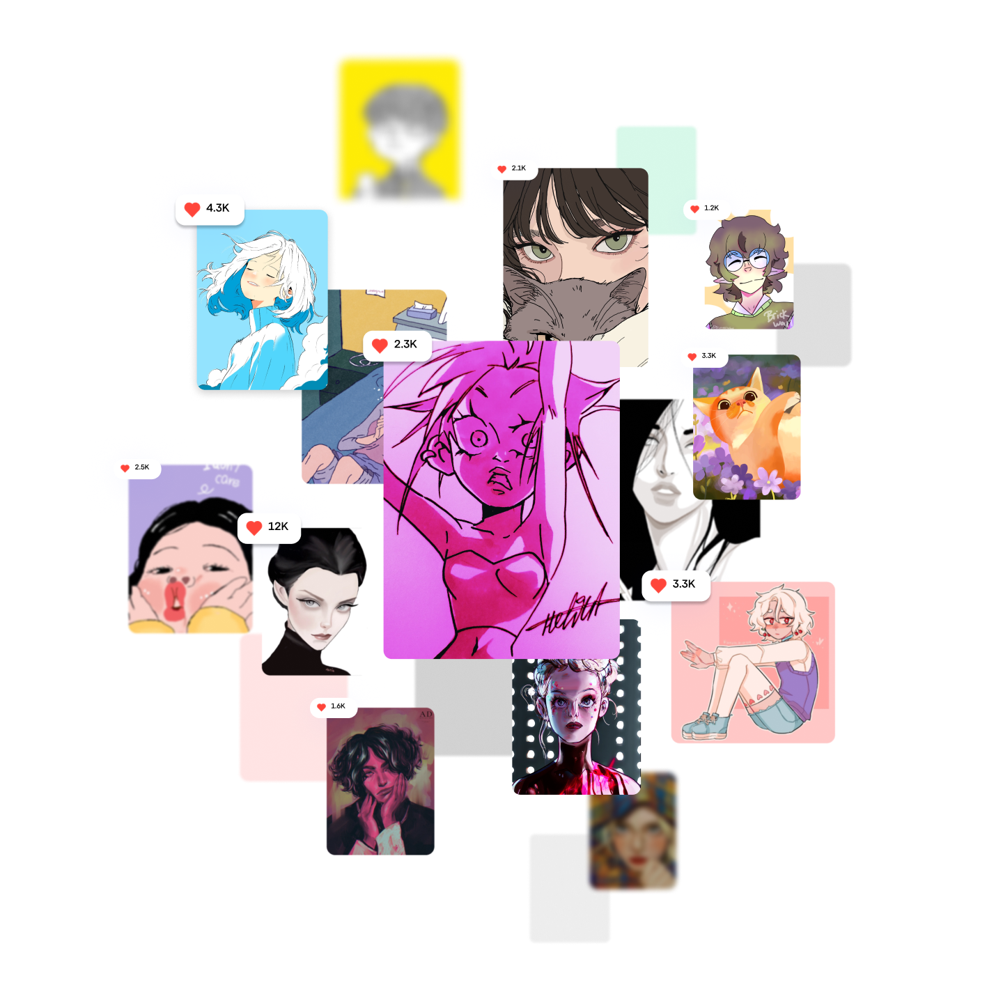 The best community for art lovers and drawing fans